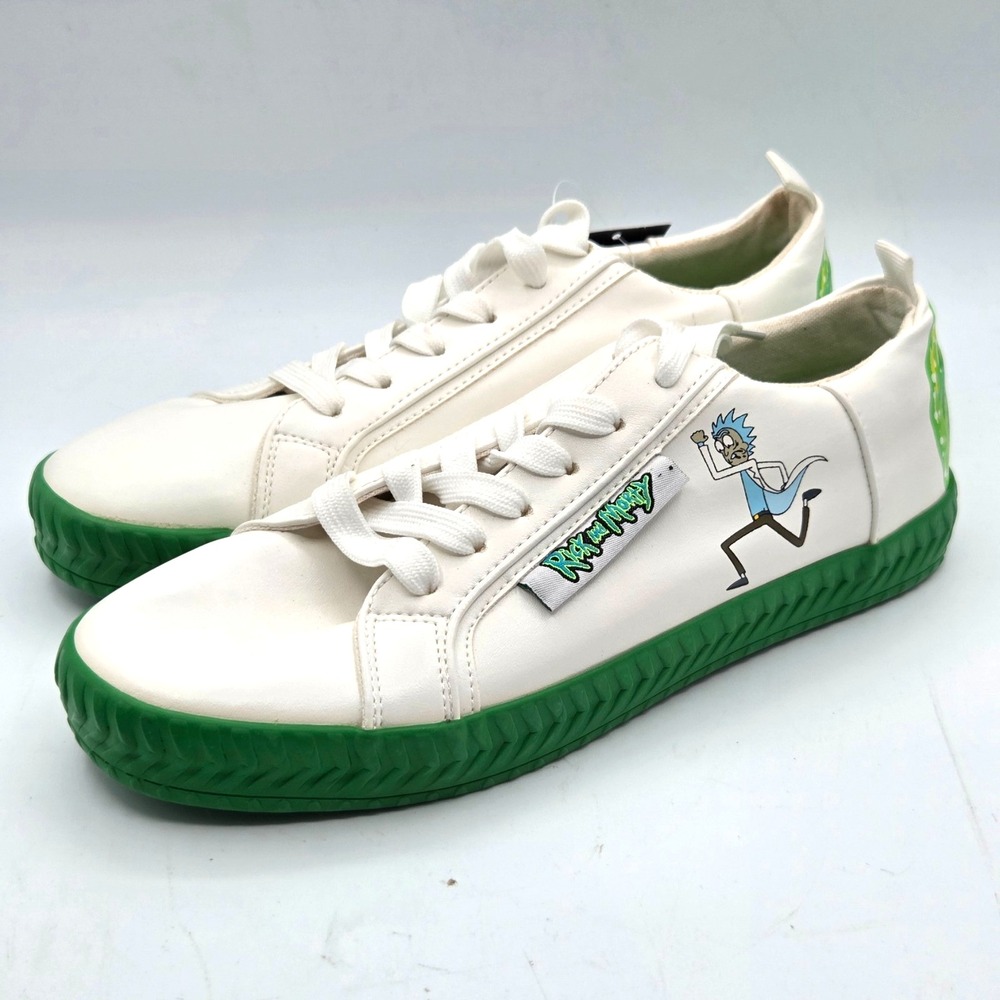 Rick and Morty Lace Up Sneakers Men's Size 7 Ground Up Exclusive NEW with TAG